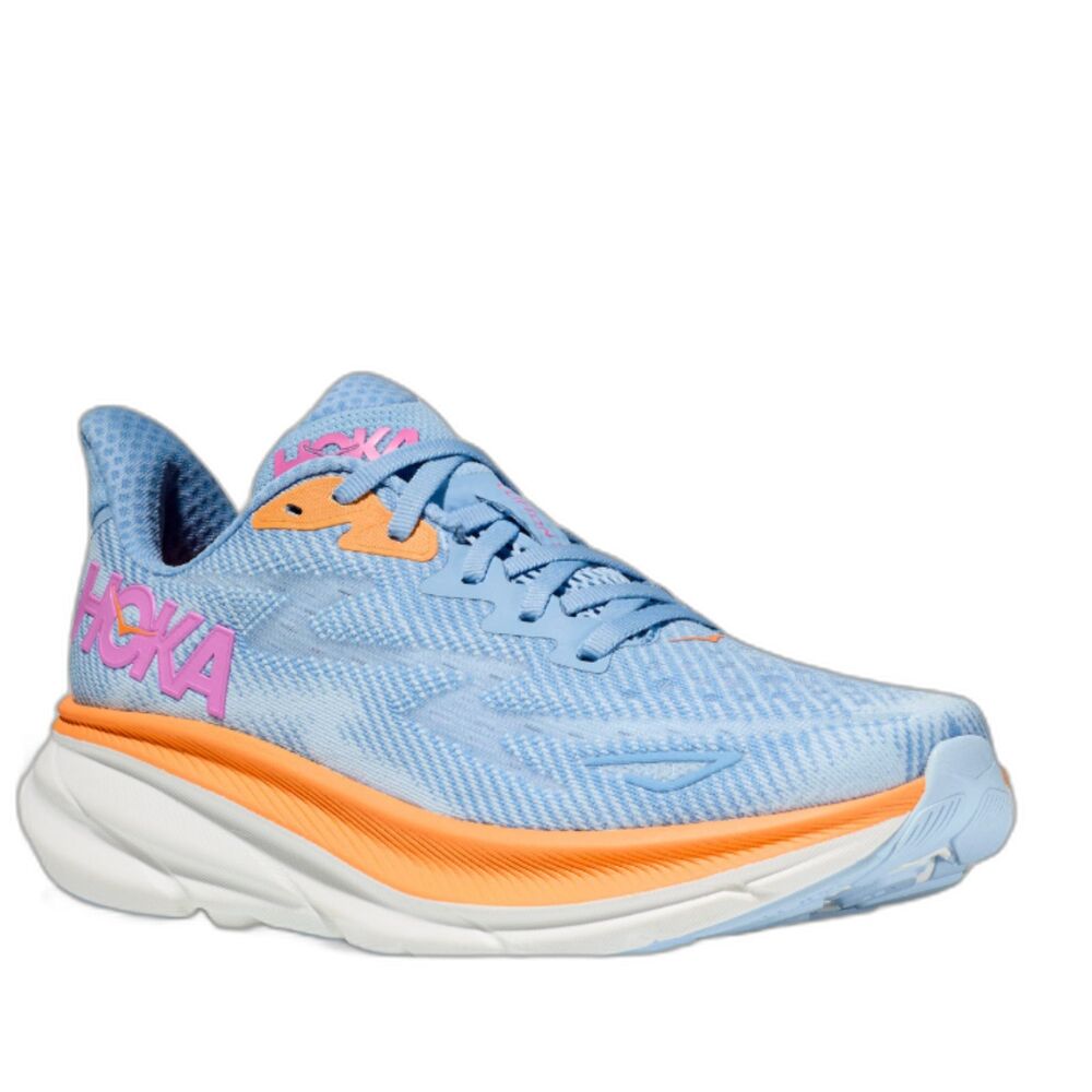 HOKA Clifton 9 Running Shoes Airy Blue Ice Water Women's Size 7